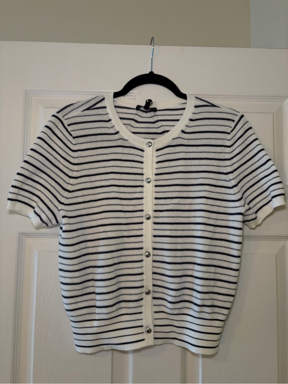 NWT Rag and Bone Dina Stripe Cardigan Top size Medium - Picture 2 of 5